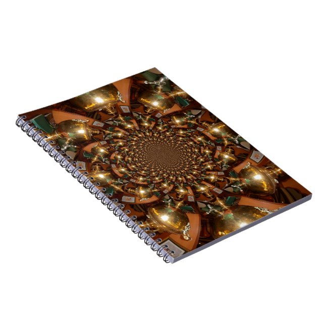 Cuaderno Plata y Oro Elegante Té Cultura - Samov de época (Lado Derecho)