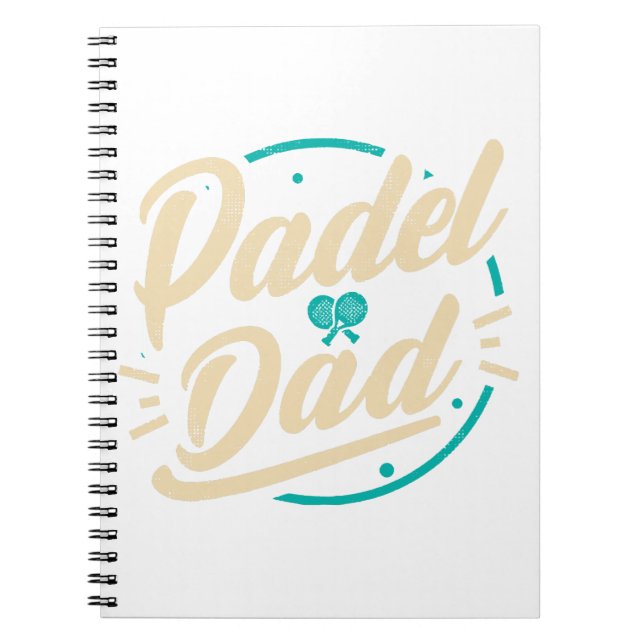 Cuaderno Plataforma de pádel Padel Paddleball Pádel tenis (Frente)