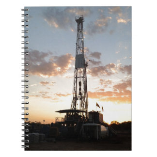 Cuaderno Plataforma de perforación del oeste de Tejas