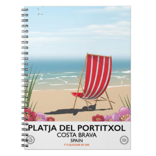 Cuaderno Platja del Portitxol, Costa Brava, España