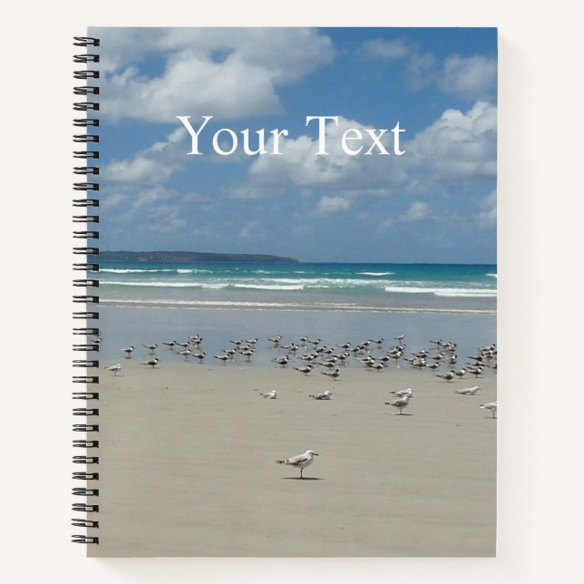 Cuaderno Playa con gaviotas (Anverso)