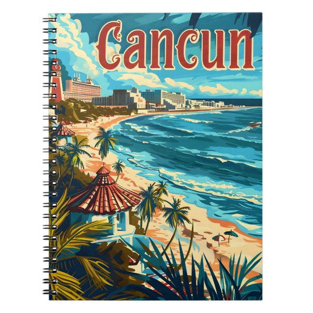 Cuaderno Playa de Cancún (Frente)