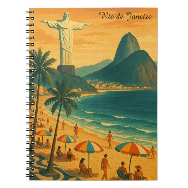 Cuaderno Playa de Copacabana Brasil (Frente)