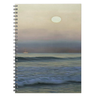 Cuaderno Playa de Dalyan rosa y azul Pastel