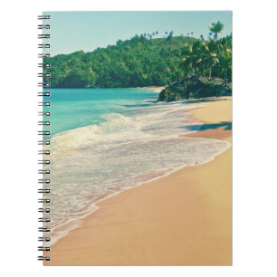 Cuaderno Playa de Isla Tropical Tranquila