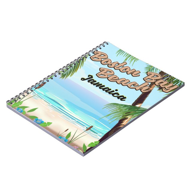 Cuaderno Playa de la bahía de Boston, Jamaica (Lado Izquierdo)