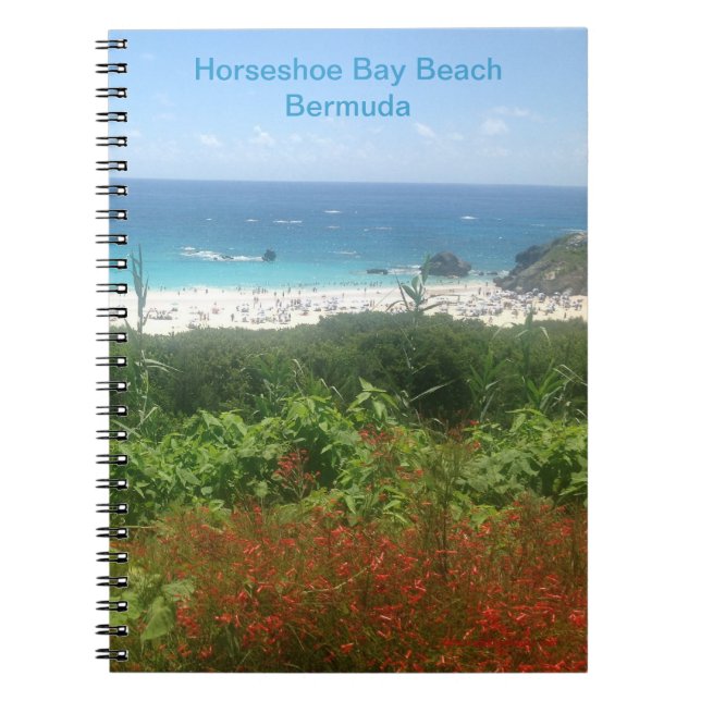 Cuaderno Playa de la Bahía de Horseshoe, Bermudas (Frente)