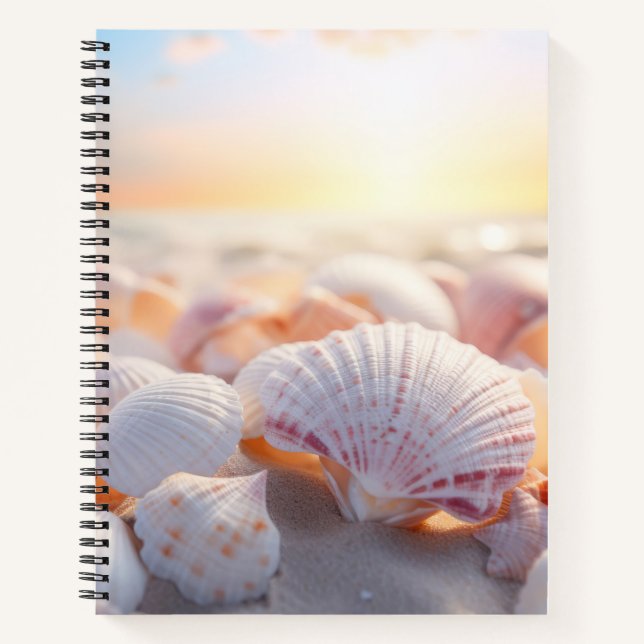 Cuaderno Playa de la costa: naturaleza Serene Tranquila (Anverso)