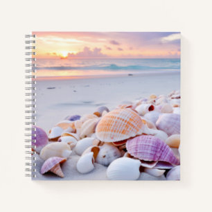 Cuaderno Playa de la costa Tranquila y Tranquila Naturaleza