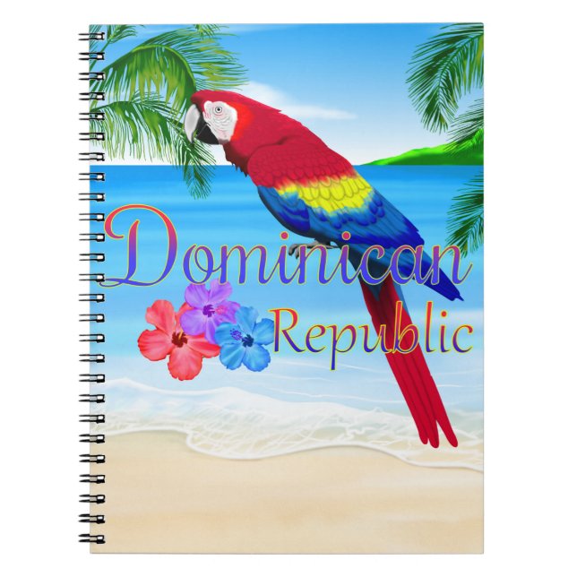 Cuaderno Playa de la República Dominicana (Frente)