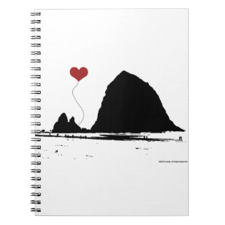 Cuaderno Playa de Oregón de Haystack Rock Cannon
