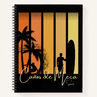 Cuaderno Playa de surf Canos de Meca España
