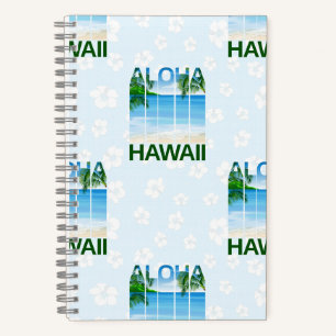 Cuaderno Playa de Verano Aloha Hawaii