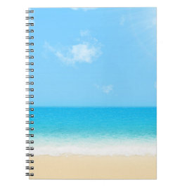 Cuaderno Playa de verano azul