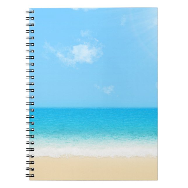 Cuaderno Playa de verano azul (Frente)