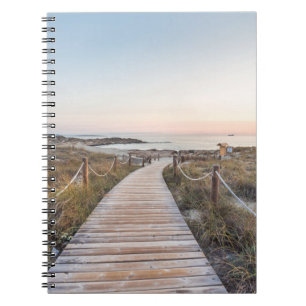 Cuaderno Playa del Es Pujols en el amanecer