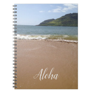 Cuaderno Playa del Océano Kauai Hawaii