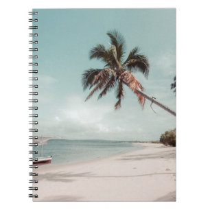 Cuaderno Playa junto a la palmera de coco