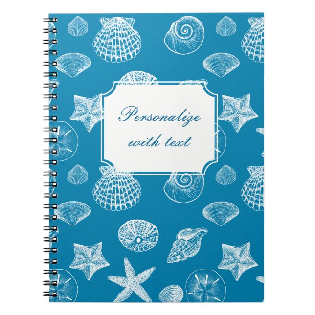 Cuaderno Playa Náutica bombardea Aqua White (Frente)