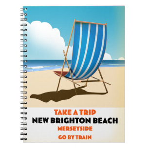 Cuaderno Playa New Brighton Merseyside