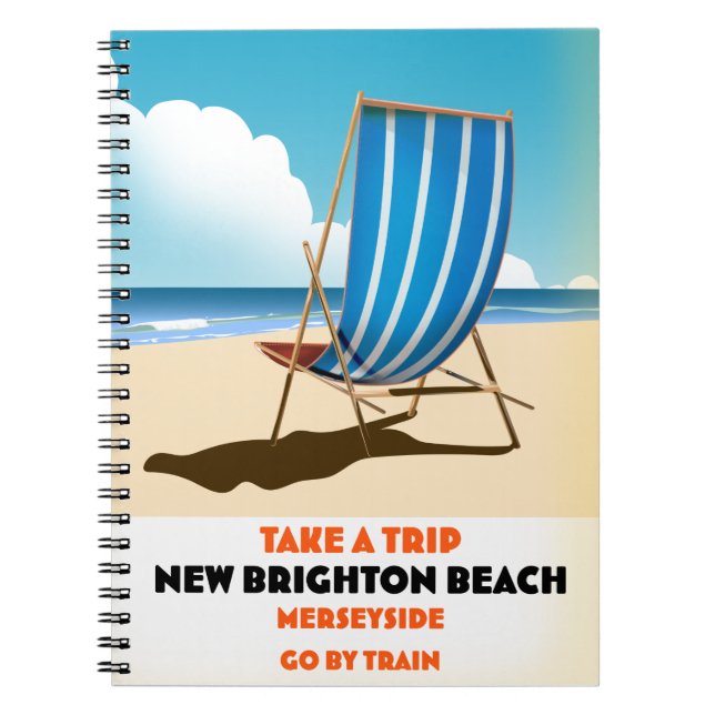 Cuaderno Playa New Brighton Merseyside (Frente)