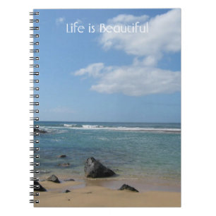Cuaderno Playa Océano Kauai