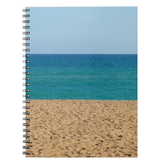 Cuaderno Playa, océano, portátil Sky (Frente)