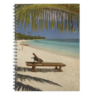 Cuaderno Playa, palmeras & tumbona