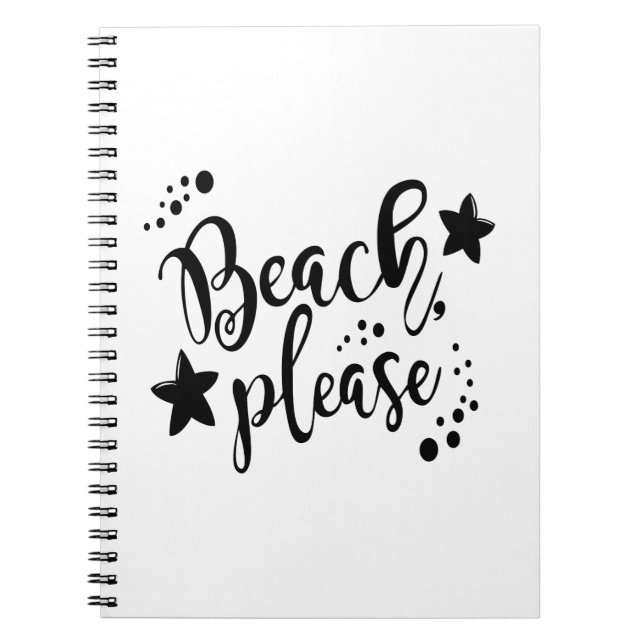 Cuaderno Playa, por favor (Frente)