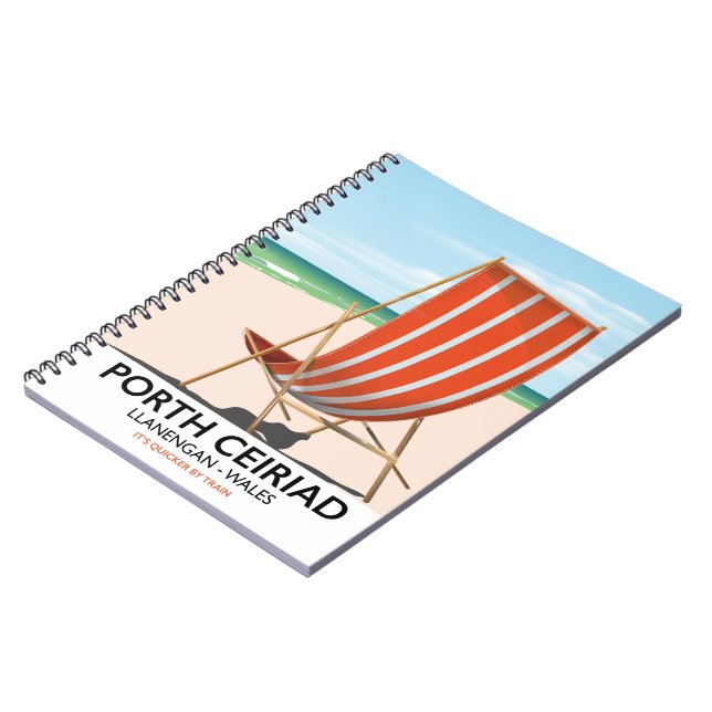 Cuaderno Playa Porth Ceiriad Gales (Lado Izquierdo)