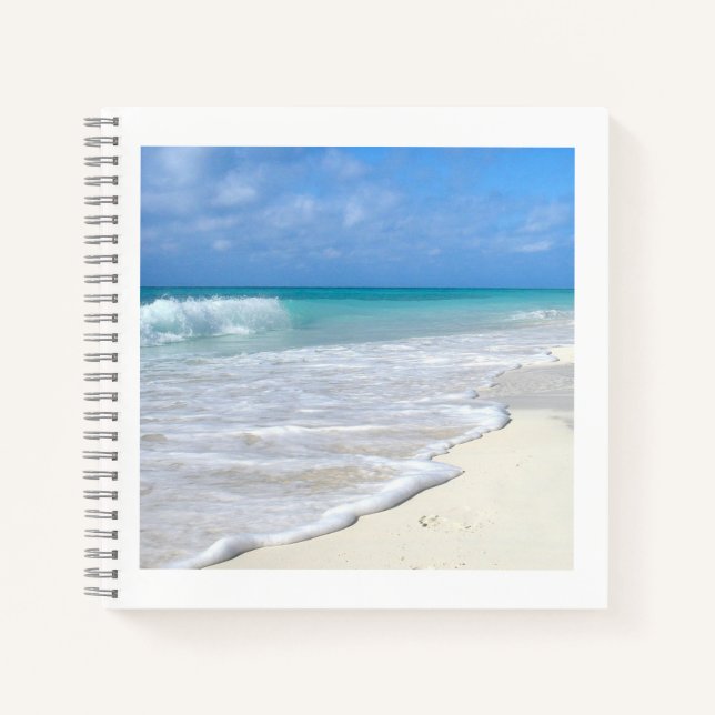 Cuaderno Playa suave de arena blanca (Anverso)