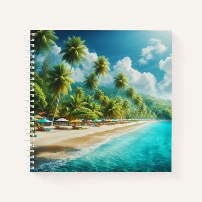 Cuaderno Playa Tropical (Anverso)