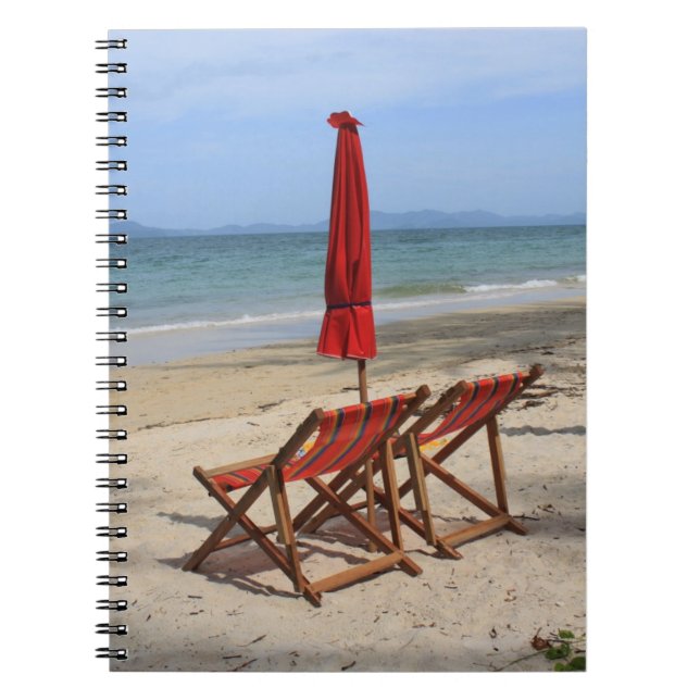 Cuaderno Playa tropical (Frente)