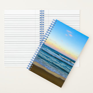 Cuaderno Playa y Cielo Azul