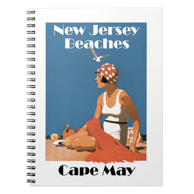 Cuaderno Playas de Nueva Jersey ~ Cabo de Mayo (Frente)