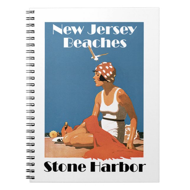 Cuaderno Playas de Nueva Jersey ~ Puerto de Piedra (Frente)