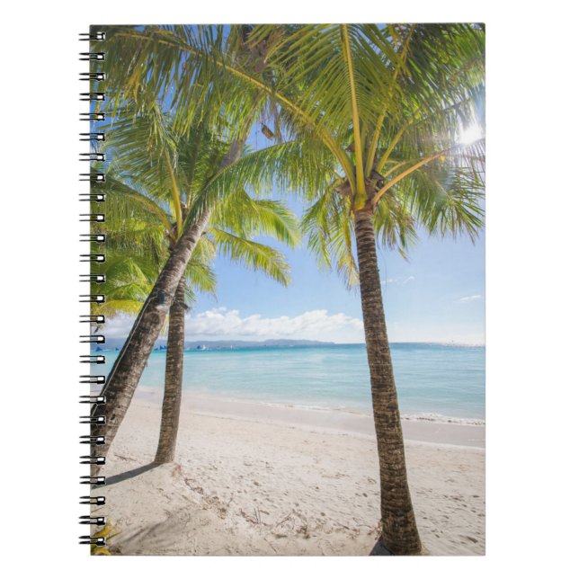 Cuaderno Playas tropicales | Boracay Filipinas (Frente)