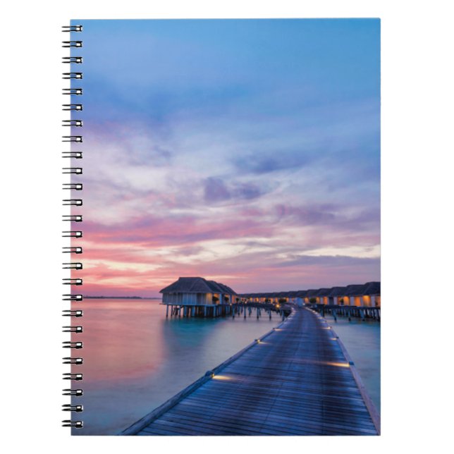 Cuaderno Playas tropicales | Bungalows Maldivas (Frente)