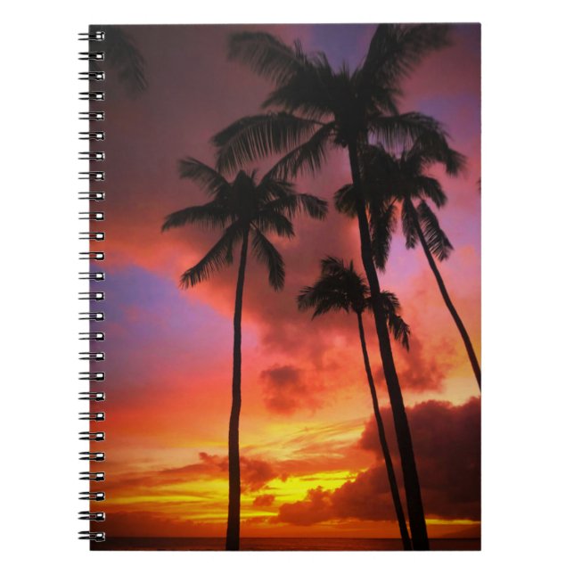 Cuaderno Playas tropicales | Islas Maui Hawaii (Frente)