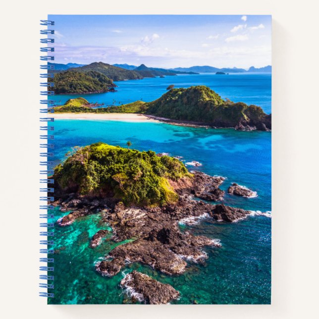Cuaderno Playas tropicales | Las Filipinas de El Nido (Anverso)