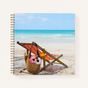 Cuaderno Playas tropicales   Silla de playa de arena