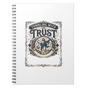 Cuaderno Playera gráfica de gimnasia de Jesús Cheer Arte cr