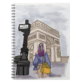 Cuaderno Plaza Charles de Gaulle París.