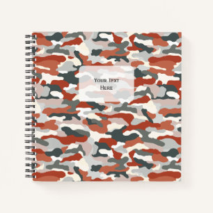 Cuaderno Plaza de camuflaje de otoño