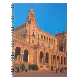 Cuaderno Plaza de España en Sevilla, España.