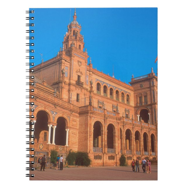Cuaderno Plaza de España en Sevilla, España. (Frente)