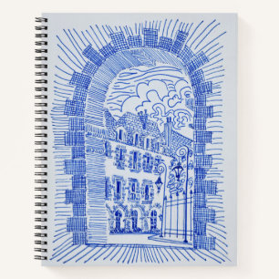 Cuaderno Plaza de los Vosgos Marais, París, Francia