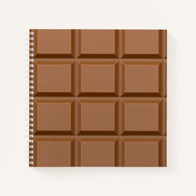 Cuaderno Plazas de chocolate de leche (Anverso)
