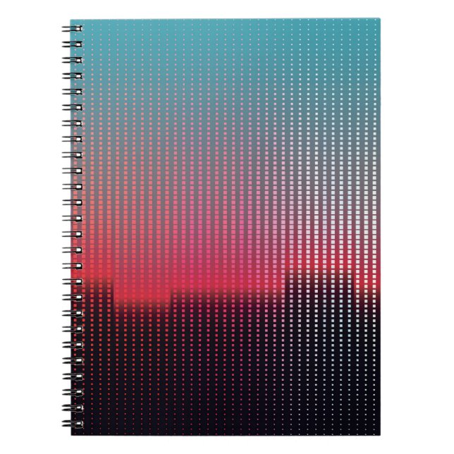 Cuaderno Plazas urbanas digitales: Desenfoque futurista. (Frente)