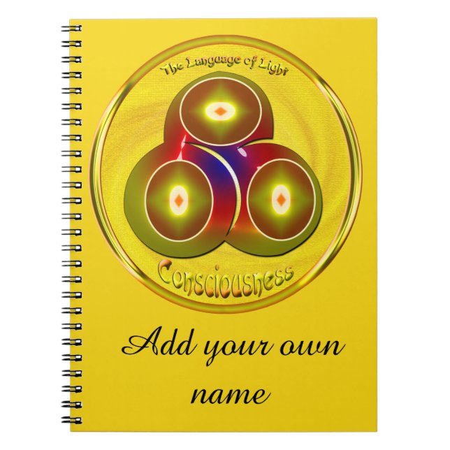 Cuaderno Plexus solar Chakra - Conciencia (Frente)
